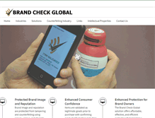 Tablet Screenshot of brandcheckglobal.com